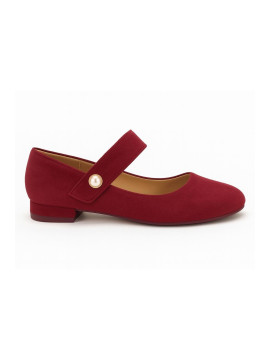 Soft Velvet Ayakkabı Bordo