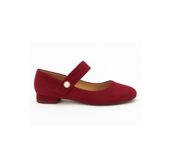 Soft Velvet Ayakkabı Bordo