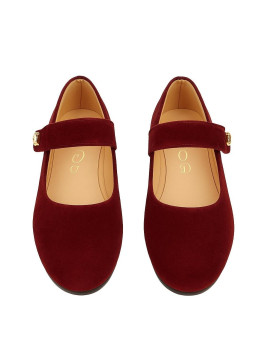 Soft Velvet Ayakkabı Bordo