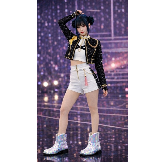K-Pop Şortlu Takım