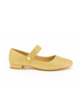 Glitter Walk Shoes Gold