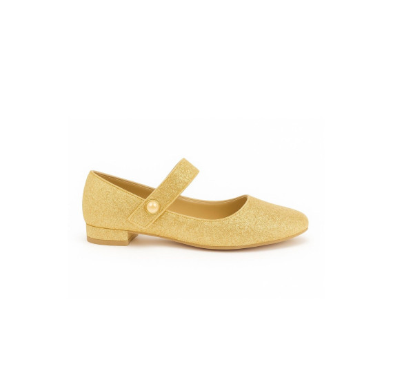 Glitter Walk Shoes Gold