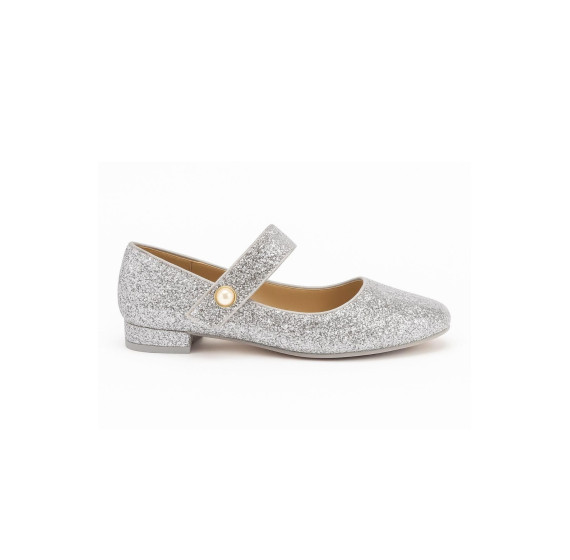 Glitter Walk Shoes Silver 