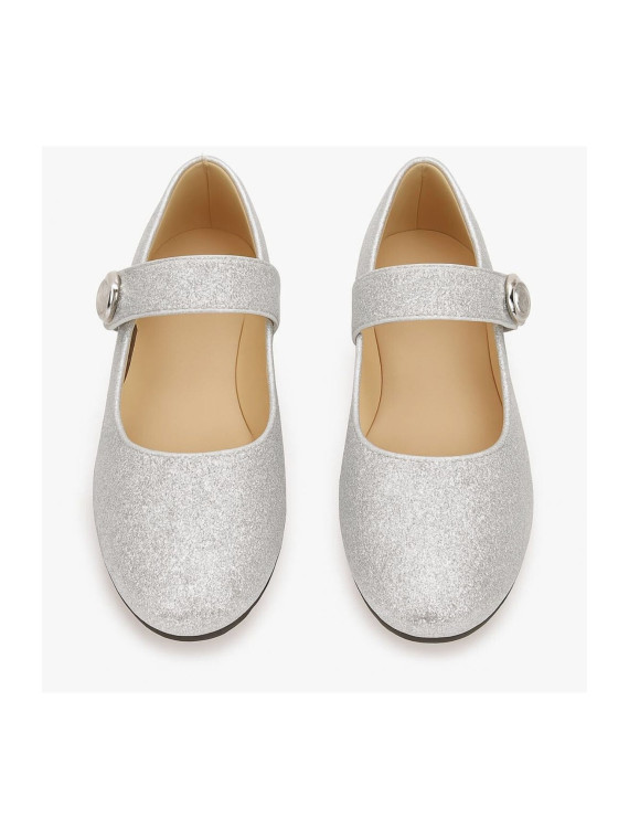 Glitter Walk Shoes Silver 